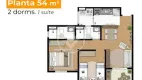 Foto 3 de Apartamento com 1 Quarto à venda, 54m² em Vila Santana II, Jundiaí