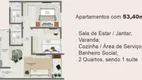 Foto 6 de Apartamento com 2 Quartos à venda, 53m² em Bela Vista, Mossoró
