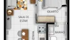 Foto 3 de Apartamento com 1 Quarto à venda, 62m² em Samambaia Norte, Brasília