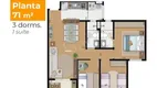 Foto 12 de Apartamento com 3 Quartos à venda, 71m² em Ponte de Sao Joao, Jundiaí