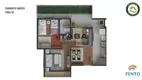 Foto 3 de Apartamento com 2 Quartos à venda, 47m² em Loteamento Itaboa, Campo Largo