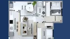 Foto 3 de Apartamento com 2 Quartos à venda, 53m² em Vila Três Irmãos, Carapicuíba