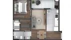 Foto 15 de Apartamento com 2 Quartos à venda, 53m² em Santa Quitéria, Curitiba