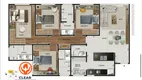 Foto 10 de Apartamento com 4 Quartos à venda, 102m² em Castelo, Belo Horizonte