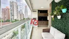 Foto 3 de Apartamento com 3 Quartos à venda, 110m² em Boqueirão, Santos