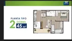 Foto 2 de Apartamento com 2 Quartos à venda, 45m² em Novo Osasco, Osasco