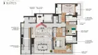 Foto 2 de Apartamento com 3 Quartos à venda, 136m² em Jardim Aurelia, São Paulo