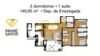 Foto 40 de Apartamento com 3 Quartos à venda, 149m² em Marapé, Santos