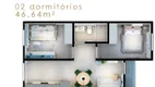 Foto 2 de Casa de Condomínio com 2 Quartos à venda, 47m² em Nossa Chacara, Gravataí