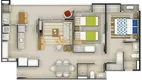 Foto 17 de Apartamento com 2 Quartos à venda, 81m² em Barranco, Taubaté