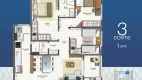Foto 7 de Apartamento com 3 Quartos à venda, 80m² em Capoeiras, Florianópolis