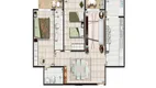 Foto 3 de Apartamento com 2 Quartos à venda, 88m² em Canto do Forte, Praia Grande
