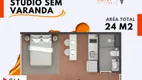Foto 12 de Apartamento com 1 Quarto à venda, 24m² em Tatuapé, São Paulo
