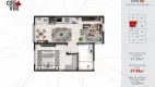 Foto 3 de Apartamento com 1 Quarto à venda, 41m² em Araponguinhas, Timbó