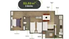 Foto 16 de Apartamento com 2 Quartos à venda, 52m² em Vila Nova Cintra, Mogi das Cruzes