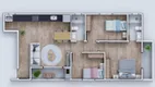 Foto 6 de Apartamento com 3 Quartos à venda, 80m² em Maria Antonieta, Pinhais