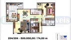 Foto 4 de Apartamento com 2 Quartos à venda, 73m² em Centro, Araruama