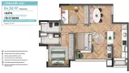 Foto 4 de Apartamento com 3 Quartos à venda, 65m² em Presidente Altino, Osasco