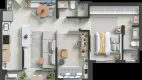 Foto 2 de Apartamento com 2 Quartos à venda, 65m² em Setor Pedro Ludovico, Goiânia