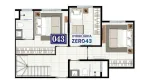 Foto 23 de Apartamento com 2 Quartos para alugar, 47m² em Parque Jamaica, Londrina