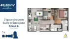 Foto 3 de Apartamento com 2 Quartos à venda, 50m² em Centro, Pinhais