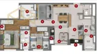 Foto 8 de Apartamento com 2 Quartos à venda, 84m² em Jardim Proença, Campinas