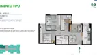 Foto 6 de Apartamento com 3 Quartos à venda, 56m² em Maringa, Serra
