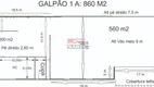 Foto 3 de Galpão/Depósito/Armazém para alugar, 860m² em Vila Santa Luzia, Alumínio