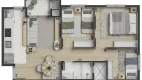 Foto 5 de Apartamento com 3 Quartos à venda, 54m² em Hauer, Curitiba