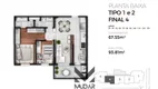 Foto 14 de Apartamento com 2 Quartos à venda, 62m² em Estrela, Ponta Grossa