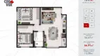 Foto 4 de Apartamento com 2 Quartos à venda, 51m² em Araponguinhas, Timbó