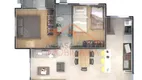 Foto 10 de Apartamento com 2 Quartos à venda, 56m² em Cabral, Contagem