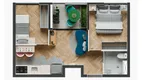 Foto 4 de Apartamento com 2 Quartos à venda, 34m² em Liberdade, São Paulo