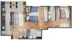 Foto 6 de Apartamento com 2 Quartos à venda, 63m² em Vila Esperança, Itu