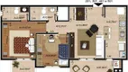 Foto 2 de Apartamento com 2 Quartos à venda, 71m² em Camobi, Santa Maria