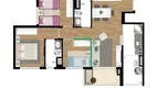 Foto 6 de Apartamento com 3 Quartos à venda, 64m² em Vila Mascote, São Paulo