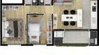 Foto 2 de Apartamento com 2 Quartos à venda, 58m² em Boa Vista, Curitiba