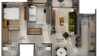 Foto 15 de Apartamento com 3 Quartos à venda, 99m² em Saco Grande, Florianópolis