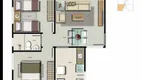 Foto 2 de Apartamento com 2 Quartos à venda, 47m² em Serra Dourada, Vespasiano