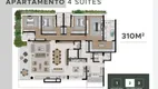 Foto 6 de Apartamento com 4 Quartos à venda, 310m² em Batel, Curitiba