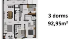 Foto 15 de Apartamento com 3 Quartos à venda, 93m² em Kobrasol, São José