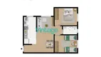 Foto 4 de Apartamento com 2 Quartos à venda, 45m² em Eldorado, Contagem