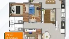 Foto 4 de Apartamento com 3 Quartos para venda ou aluguel, 70m² em Limoeiro, Arujá