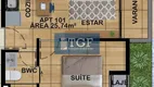 Foto 11 de Apartamento com 1 Quarto à venda, 29m² em Porto de Galinhas, Ipojuca