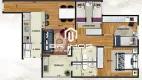 Foto 2 de Apartamento com 3 Quartos à venda, 64m² em Jardim Santa Cruz, São Paulo