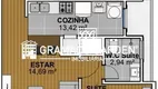 Foto 15 de Apartamento com 1 Quarto à venda, 50m² em Tirol, Gramado