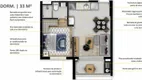 Foto 3 de Apartamento com 1 Quarto à venda, 33m² em Jardim Esplanada do Sol, São José dos Campos