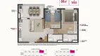 Foto 4 de Apartamento com 2 Quartos à venda, 62m² em Vila do Conde , Barueri