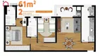 Foto 43 de Apartamento com 2 Quartos à venda, 52m² em Pagador de Andrade, Jacareí