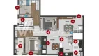 Foto 2 de Apartamento com 2 Quartos à venda, 80m² em Jardim Brasil, Campinas